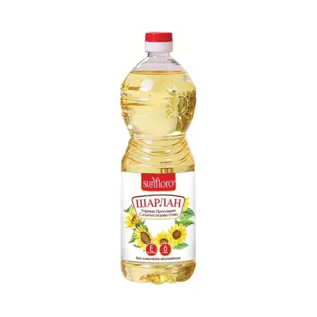 SUNFLORO Шарлан горещопресовано слънчогледово олио 1л - SUNFLORO