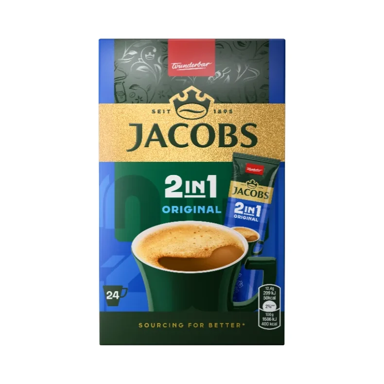 JACOBS 2 в 1 Стик ( 24 х 12,4 г ) 298 г - JACOBS