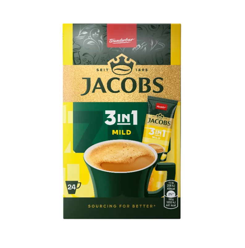 JACOBS 3 в 1 Майлд Стик  24 x 11 г ) 266 г - JACOBS