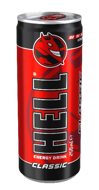 HELL Енергийна напитка Classic 24 бр х 250 мл / 6,000 л - HELL