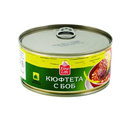 Fine Life Кюфтета с боб консерва 300г