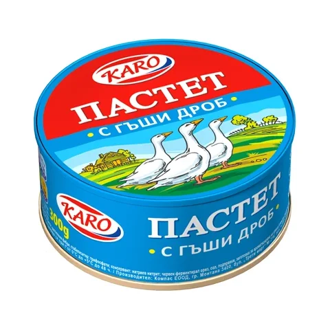 KARO Пастет с гъши дроб 300г