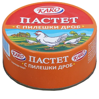 KARO Пастет с пилешки дроб 300г - KARO