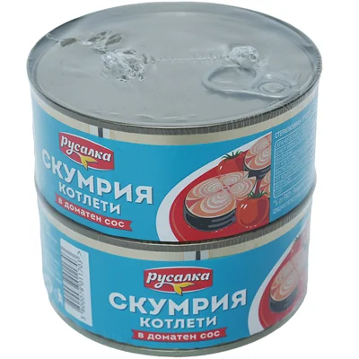 РУСАЛКА Скумрия в доматен сос 300г