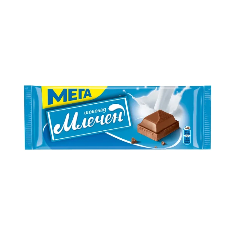 МЛЕЧЕН Шоколад мега млечен 160г - МЛЕЧЕН