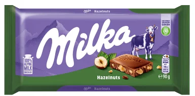 Milka Шоколад лешници 90г - MILKA