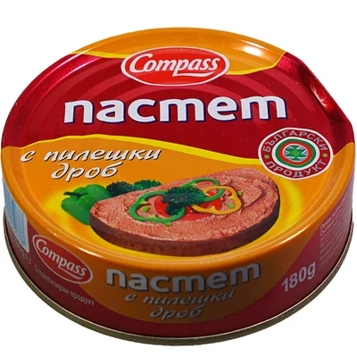 Compass Пастет с пилешки дроб 180г - Compass