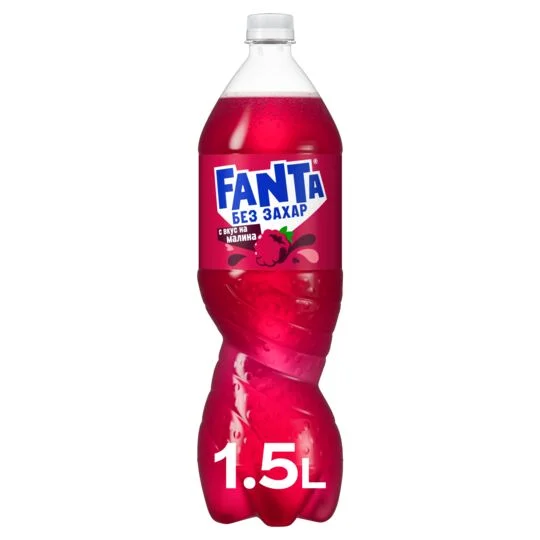 Coca-Cola Фанта малина без захар 6 бр x 1,5 л