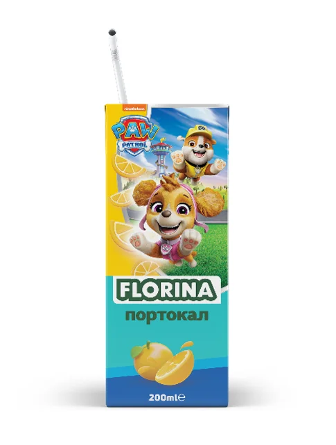 FLORINA Нектар портокал 50% ( 3 бр х 200 мл ) 600 мл - FLORINA