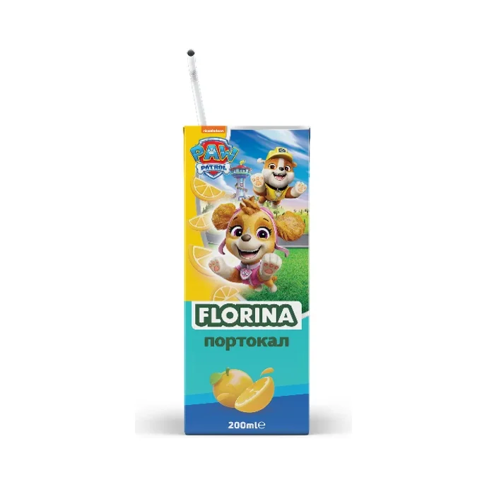 FLORINA Нектар портокал 50% ( 3 бр х 200 мл ) 600 мл - Florina