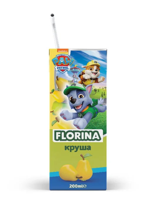 FLORINA Нектар круша 15% ( 3 бр х 200 мл ) 600 мл - FLORINA