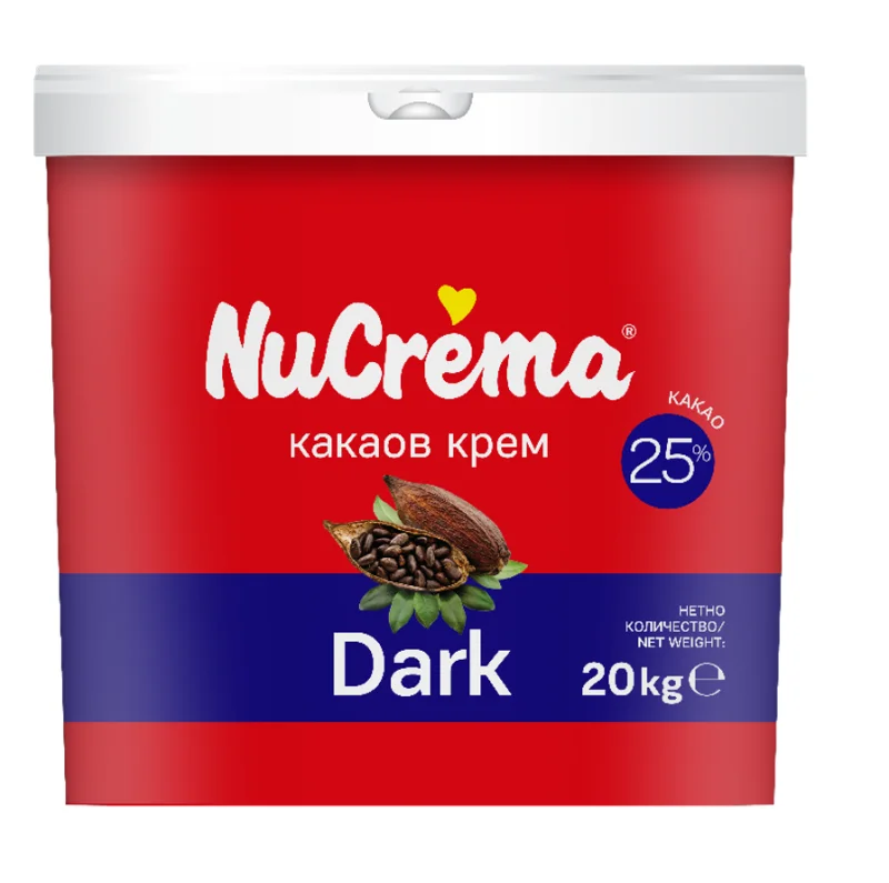 NUCREMA Какаов крем тъмен 20 кг