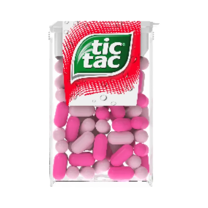 TIC TAC Дражета ягода 6 x 18 г - Tic Tac