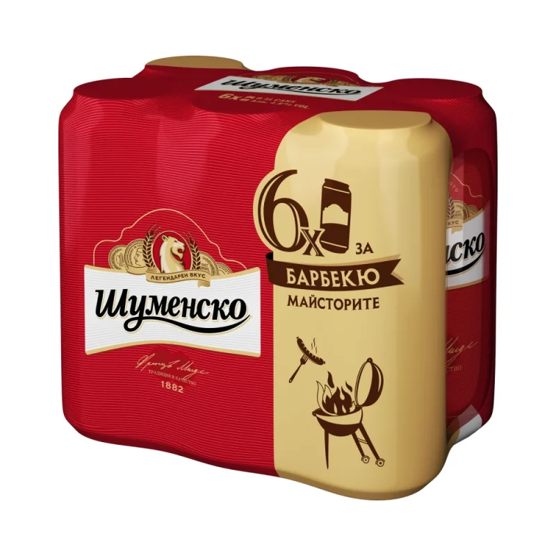 Шуменско Бира в кен 4,8% 6 x 0,500 л