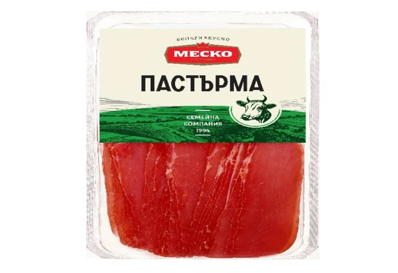 МЕС-КО Пъстърма говежда слайс 300 г - МЕС-КО