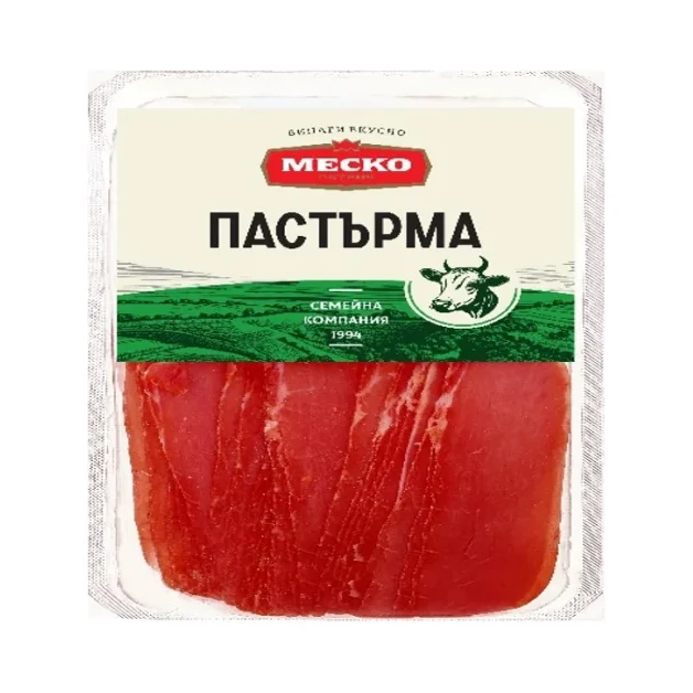 МЕС-КО Пъстърма говежда слайс 300 г - Меско