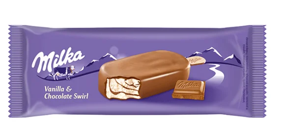 Milka Сладолед ванилия на клечка 20 бр x 64 г / 1,280 кг - Milka