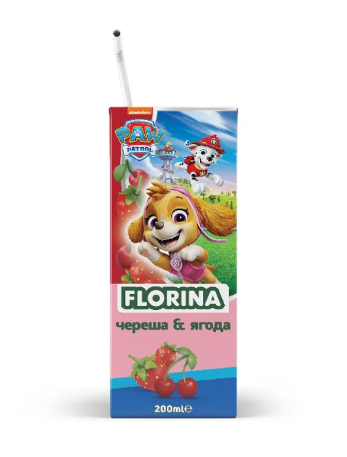 FLORINA Нектар череша и ягода 3 бр x 0,2 л - FLORINA
