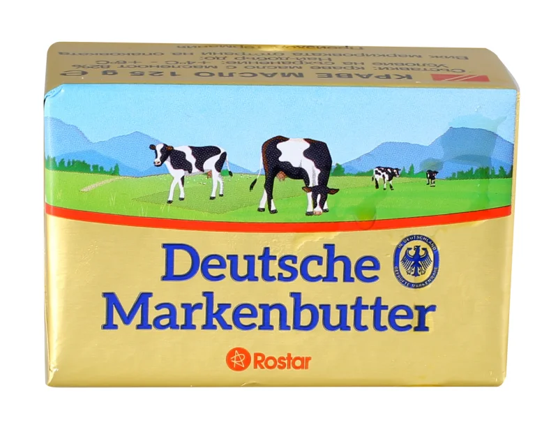 ROSTAR Краве масло Deutsche Markenbutter 0,125 кг