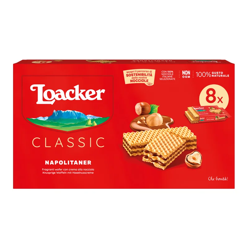 Loacker Вафла Неаполитанер 8 х 45 г / 360 г