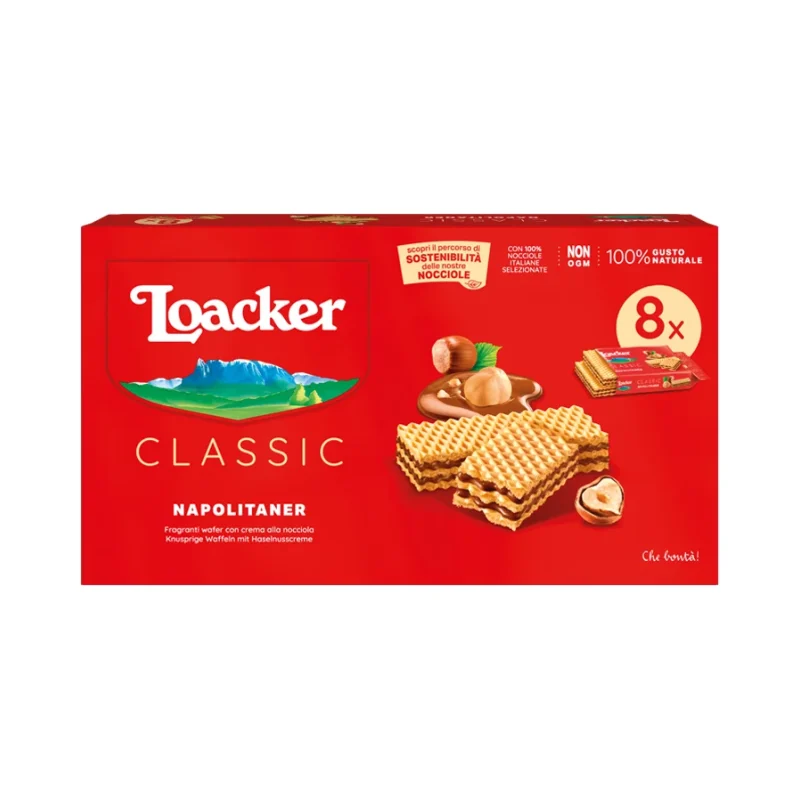 Loacker Вафла Неаполитанер 8 х 45 г / 360 г - Loacker