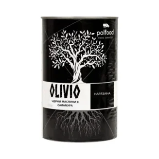 OLIVIO Маслини черни нарязани 2кг - OLIVIO