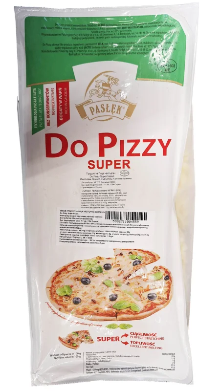 Do Pizzy Продукт за пица настърган замразен 1,5 кг - Do Pizzy