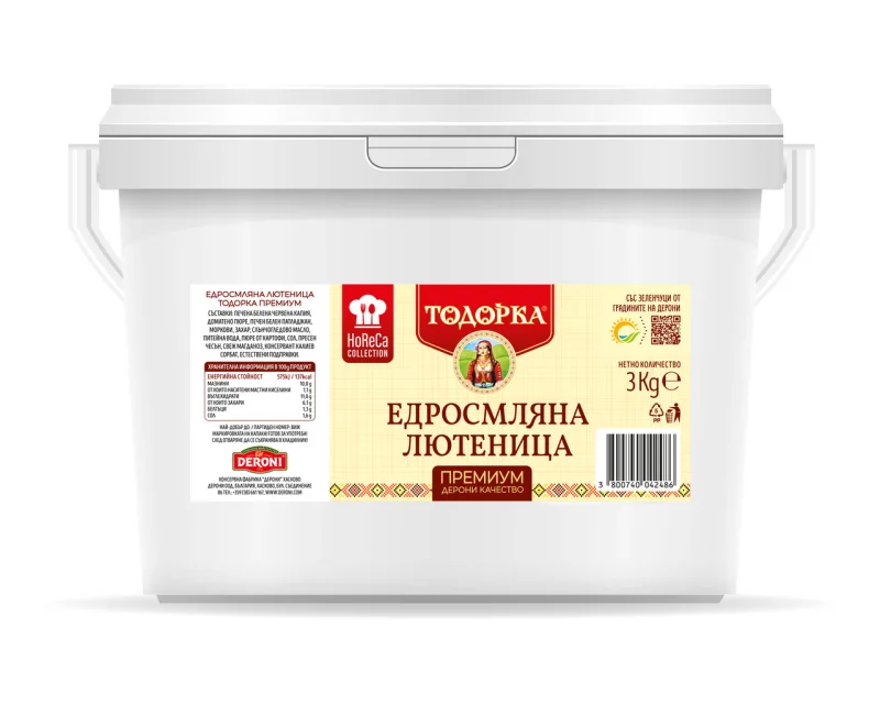 ТОДОРКА Лютеница едросмляна премиум 3 кг - ТОДОРКА