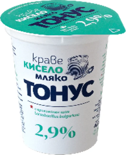 Тонус Краве кисело мляко 2,9% 400 г