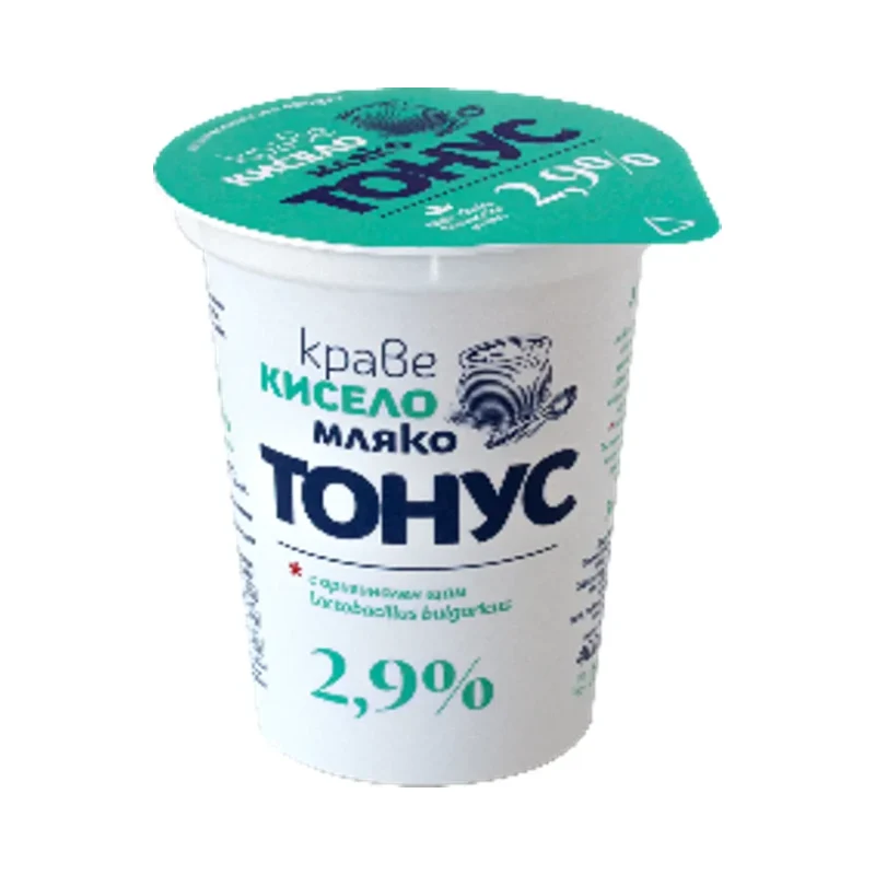 Тонус Краве кисело мляко 2,9% 400 г - Тонус
