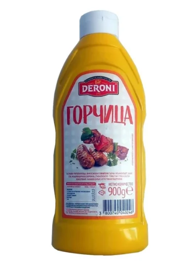 DERONI Горчица дерони 900 г - DERONI