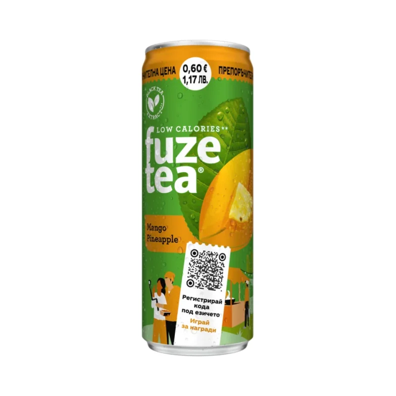 Fuzetea Студен чай манго и ананас 12 бр x 250 мл - Fuzetea