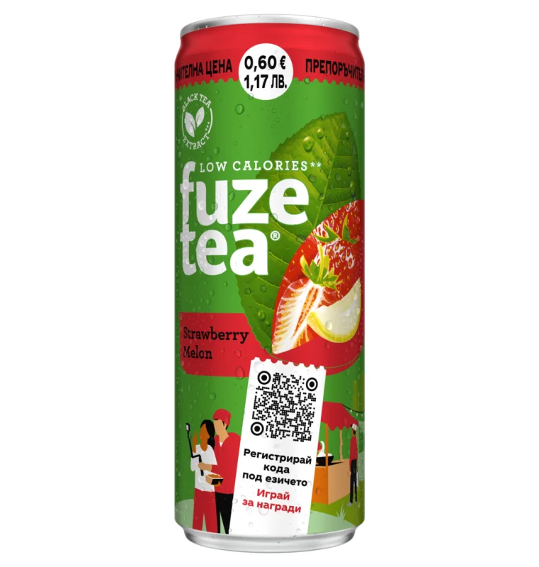 Fuzetea Студен чай пъпеш и ягода 12 бр x 250 мл - fuzetea