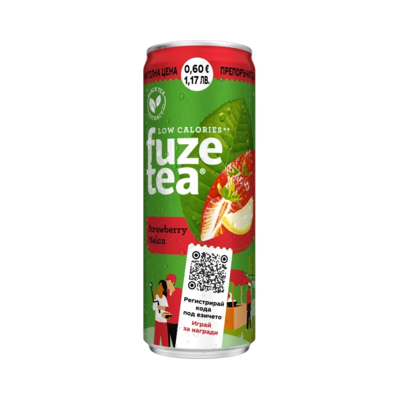 Fuzetea Студен чай пъпеш и ягода 12 бр x 250 мл - Fuzetea