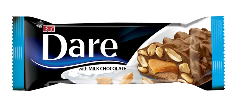 ETi Шоколадов бар Dare фъстък 45 г - ETi
