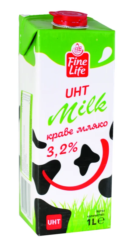 Fine Life мляко краве UHT 3,2 % 1 л