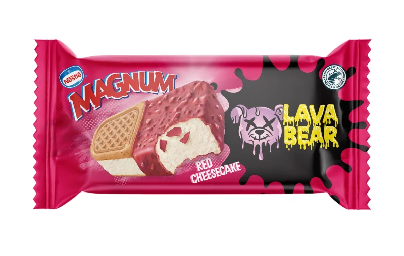 MAGNUM Сладолед сандвич lavabear чийзкейк 87 г