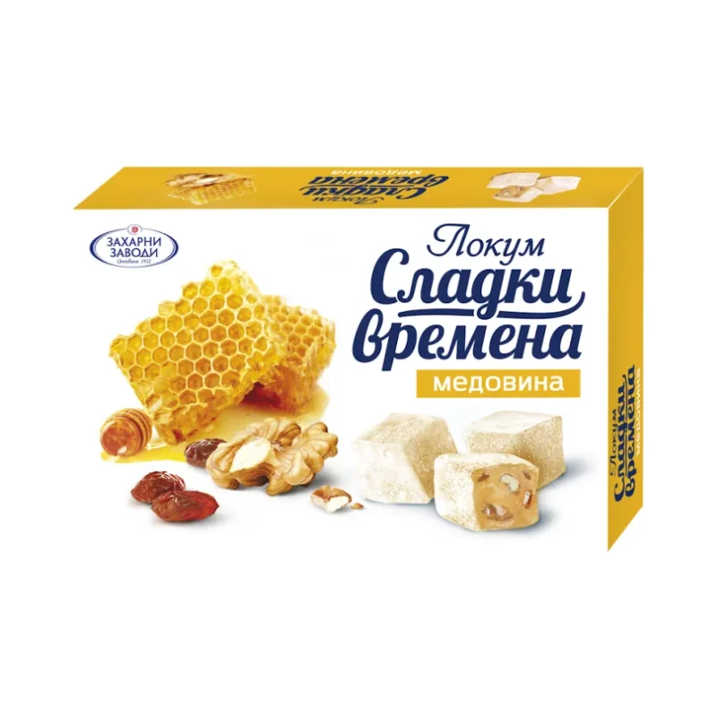 СЛАДКИ ВРЕМЕНА Локум медов 100 г - СЛАДКИ ВРЕМЕНА
