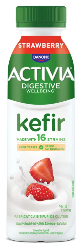 ACTIVIA Напитка кефир с ягода 280 г - ACTIVIA