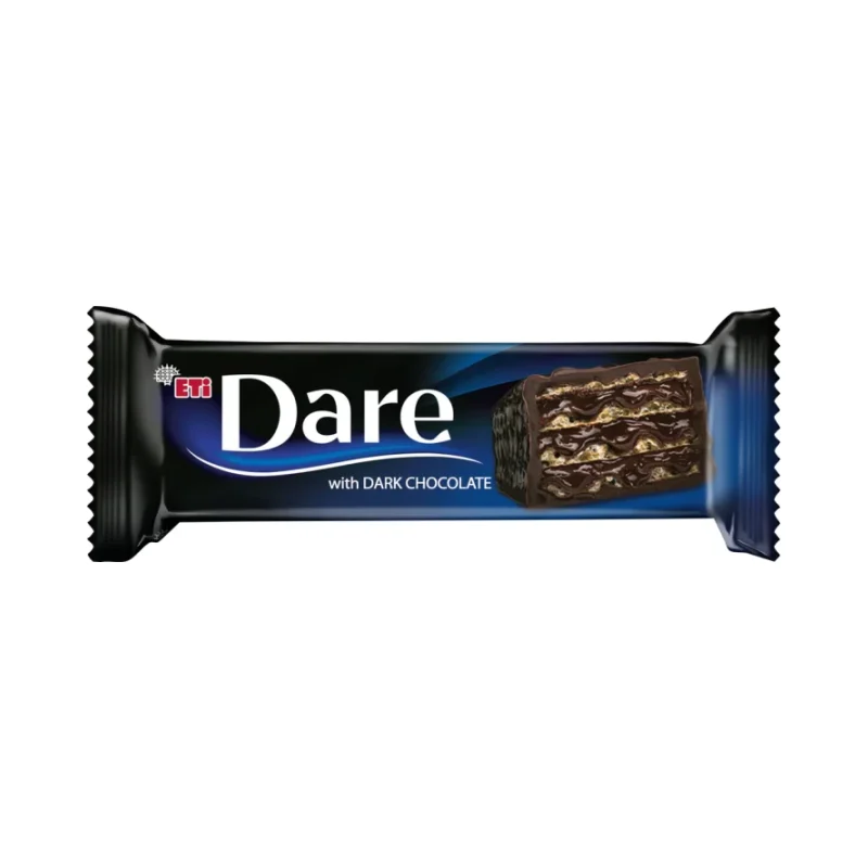 ETi Вафлен бар Dare тъмен шоколад 44 г - Dare