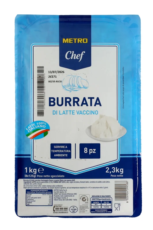 METRO Chef Бурата 8 бр х 125 г - METRO Chef