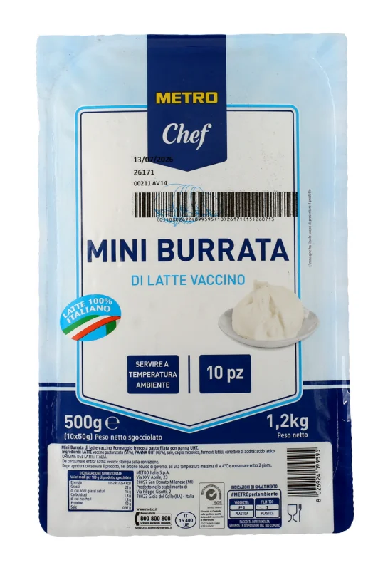 METRO Chef Бурата мини 10 бр. 500 г - METRO Chef