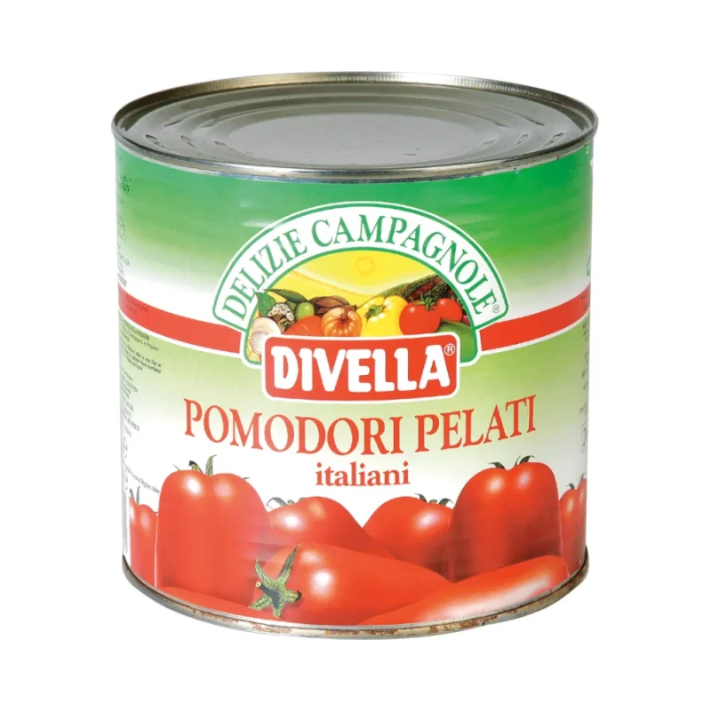 DIVELLA Белени домати цели 2,5кг - DIVELLA