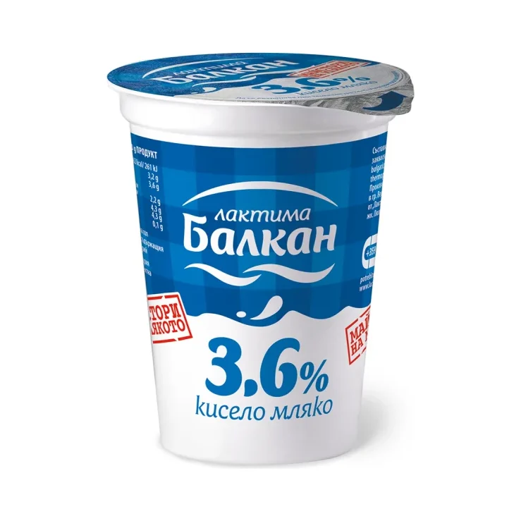 Кисело мляко Балкан 3.6% 400 г