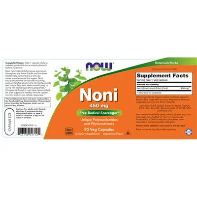 Noni 450 mg - NOW
