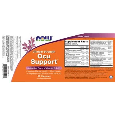 Клинична сила за подкрепа на очите / Clinical Strength Ocu Support - NOW