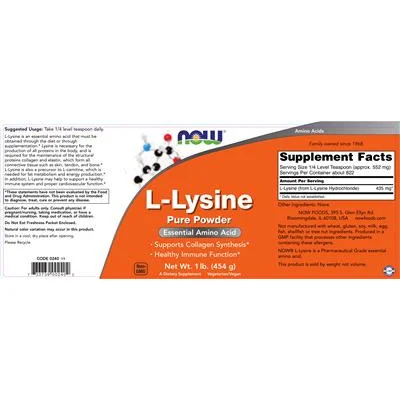 L-Лизин / L-Lysine - NOW