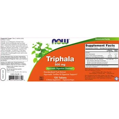 Трипала 500 мг / Triphala 500 mg - NOW