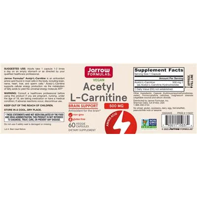Ацетил L-Карнитин 500 мг / Acetyl L-Carnitine 500 mg