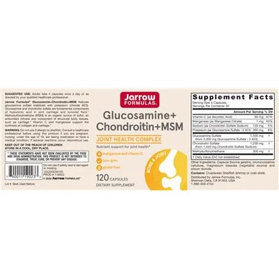 Глюкозамин + Хондроитин + MSM / Glucosamine + Chondroitin + MSM